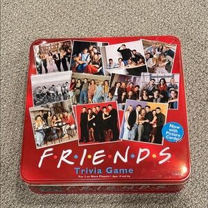 Friends Trivia Game - Red Tin